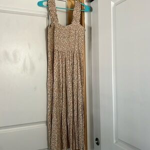 Aerie Floral Midi Dress Medium